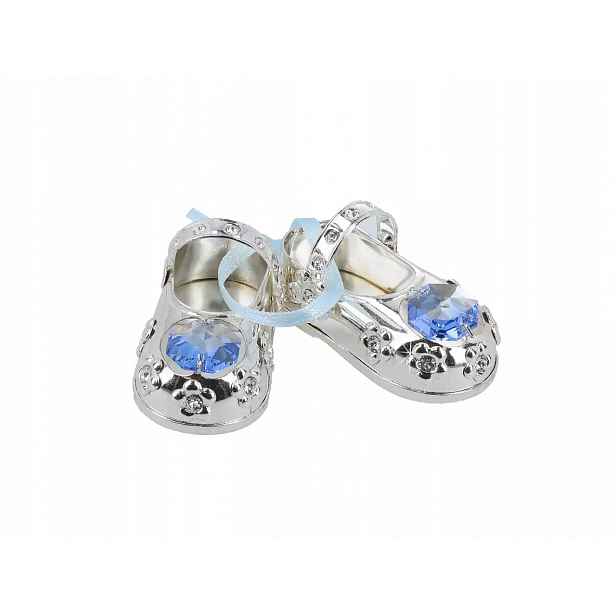 Figurka Carmani Crystals Chlapecká botička stříbrná