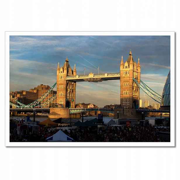 Plakáty v rámu 60x40 Západ Uk Gb Tower Bridge