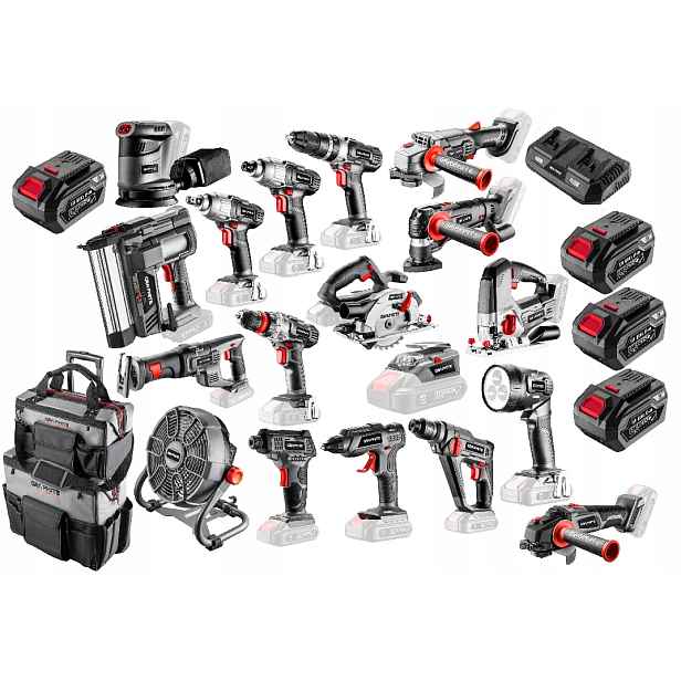 Sada Elektrického Nářadí Energy+ 4X6AH 18V Graphite