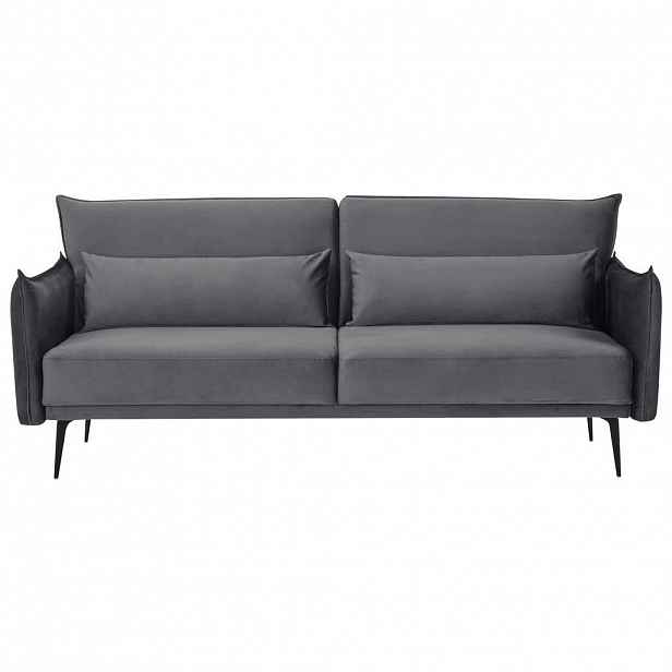 Stylife ROZKLÁDACÍ POHOVKA, kov, textil, tmavě šedá