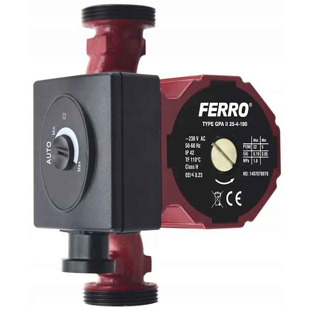 Elektronická oběhová pumpa pro Co 25-40/180 Ferro