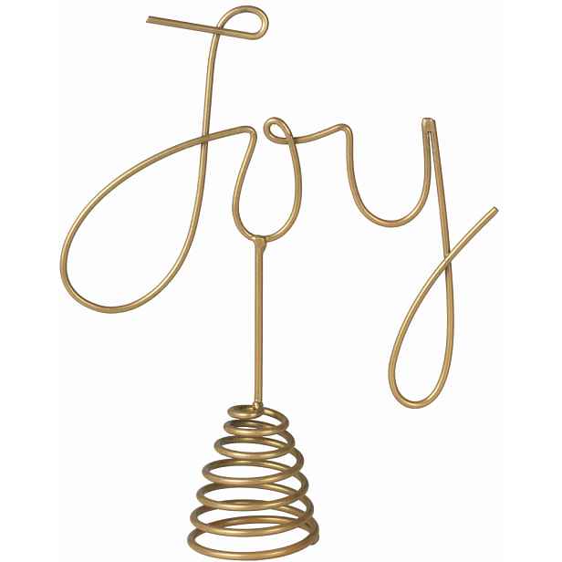 Vánoční ozdoba GOLD JOY 21 cm, zlatá