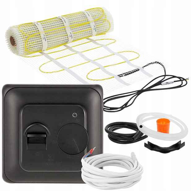 Komplet podlahového vytápění podlahy vyhřívací podložka 160 W² 0,5 m²