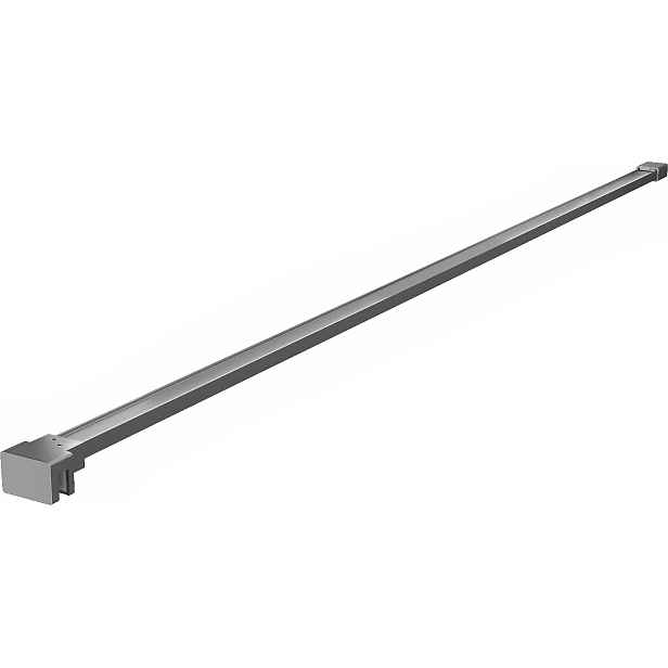 Mexen Jednoduchý držák na sprchovou stěnu 10 mm, barva gun metal (tmavě šedá) 830-10-95