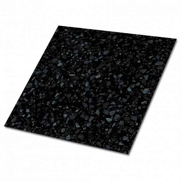 TULUP SAMOLEPICÍ OBKLADY NA STĚNU 9 ks 30x30 cm Klasická černá podlaha