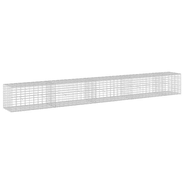vidaXL Gabion s drátem 5 mm a síťkou 5x10 cm 450x50x50 cm