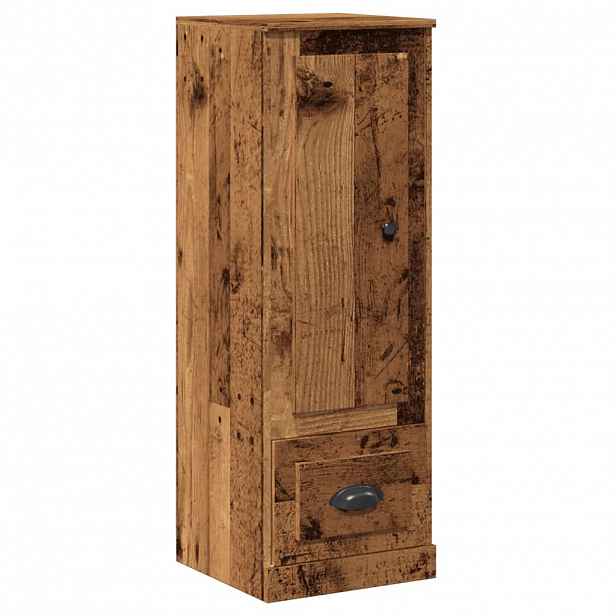 vidaXL Skříň highboard old wood 36 x 35,5 x 103,5 kompozitní dřevo