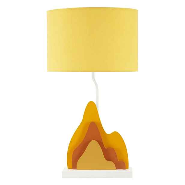 Mauro Ferretti Stolní lampa Color A 57 cm žluto-oranžová
