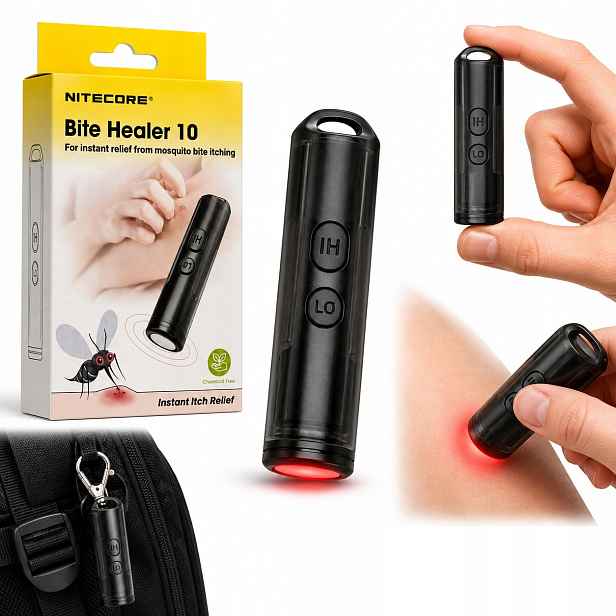 Nitecore Bite Healer 10 Zmírňuje svědění po kousnutí komárů Usb-c IP54