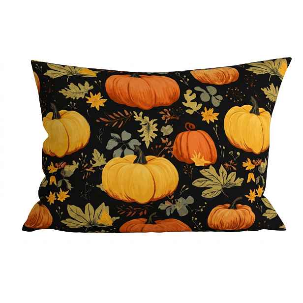 Povlak na polštář z mikrovlákna ORANGE PUMPKINS 70x90 cm, barevný