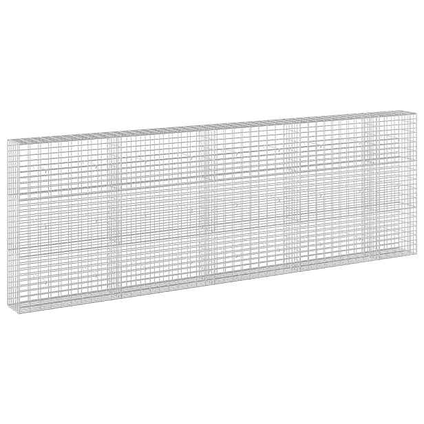 vidaXL Gabion s drátem 5 mm a síťkou 5x10 cm 450x30x150 cm