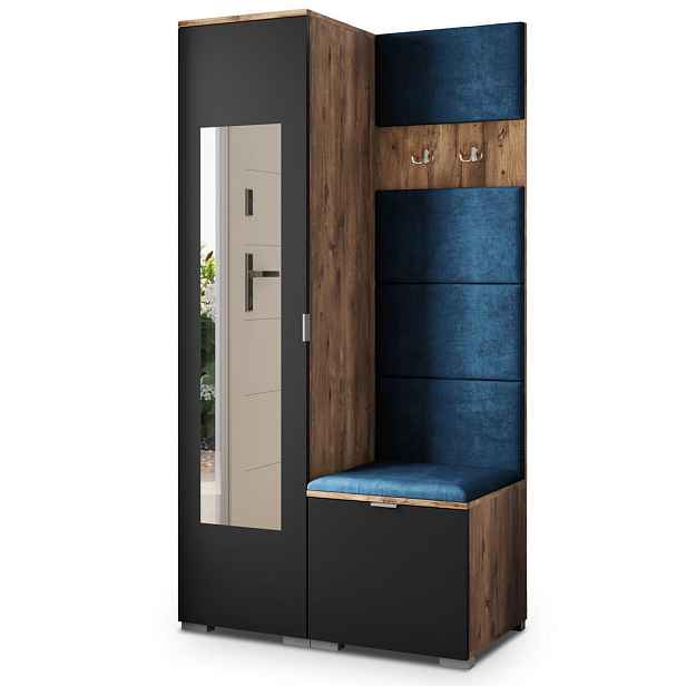 MASSENO MODERNÍ PŘEDSÍŇOVÁ SESTAVA VIRA, 95/181/51 cm, dub Lefkas