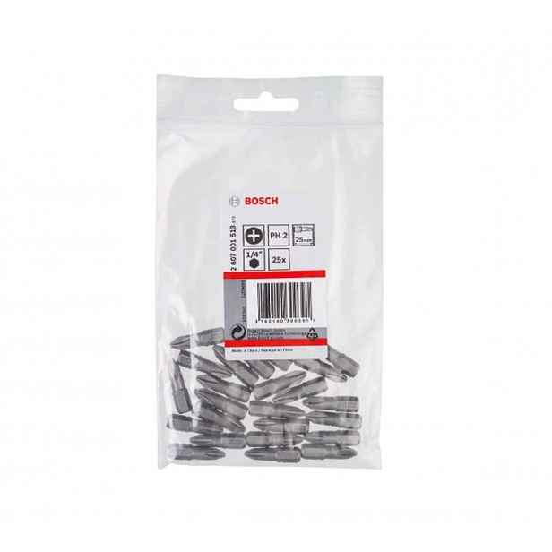 Bosch - Sada bitů PH2, délka 25 mm, 25 ks 2607001513