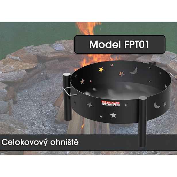 Celokovové ohniště FPT01, průměr 60 cm