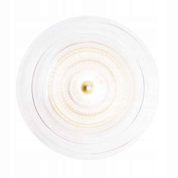 Nástěnné Led svítidlo 6W 3000K zlaté průhledný Lipari Maxlight