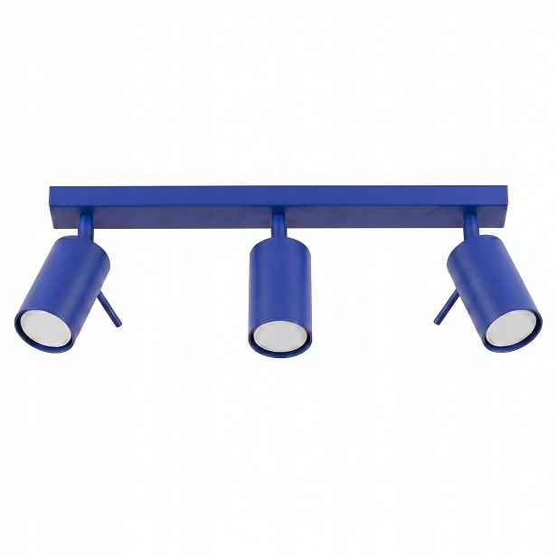 Sollux Lighting Stropní svítidlo lišta 45 cm 3xGU10 10W modrá