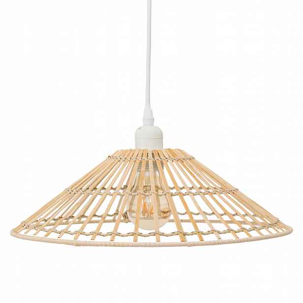 Závěsná Lampa Kužel Mahe Ø 36 CM Přírodní Bambus Béžová
