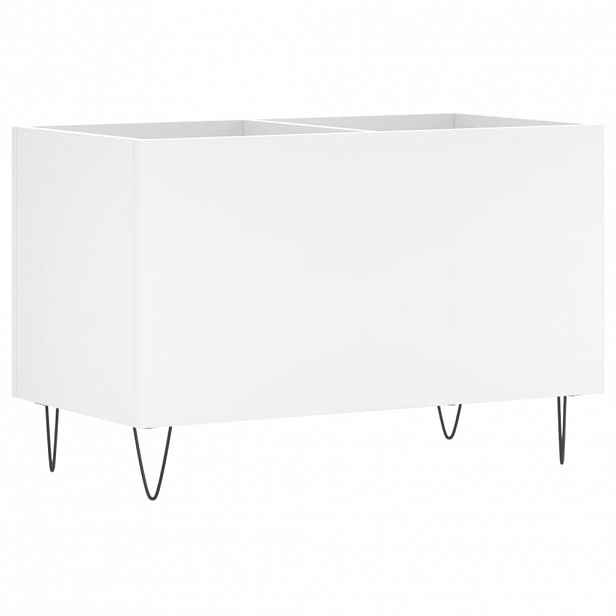 vidaXL Skříňka na LP desky bílá 74,5 x 38 x 48 cm kompozitní dřevo