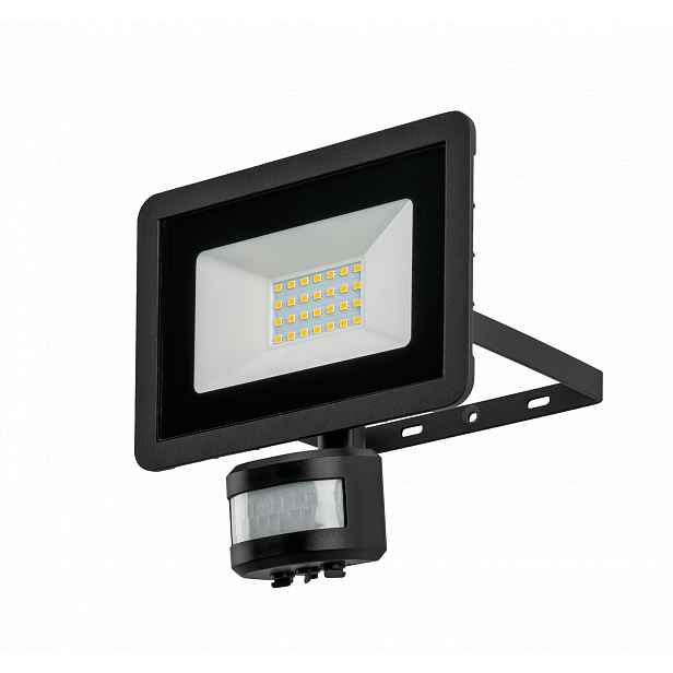 Livarno® Venkovní LED reflektor s pohybovým senzorem (černá)