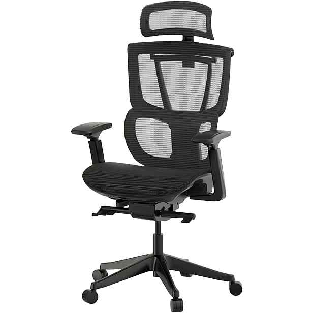 Otočné křeslo ergonomické pohodlné a odolné Flexispot černé