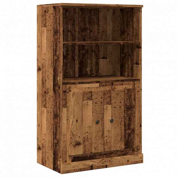 vidaXL Skříň highboard old wood 60 x 35,5 x 103,5 kompozitní dřevo