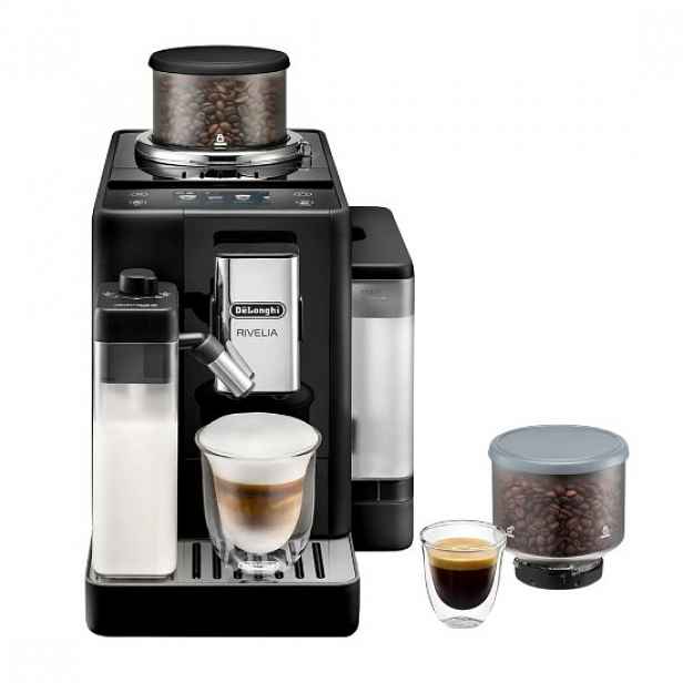 Automatický kávovar, 1450W, "Rivelia", Onyx Black - DeLonghi