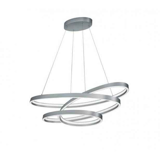 LED závěsné osvětlení Cinque Ciola nikl 377210107