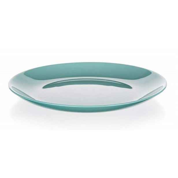 talíř d19cm dezertní, DIWALI, tyrkys, tvrz.sklo