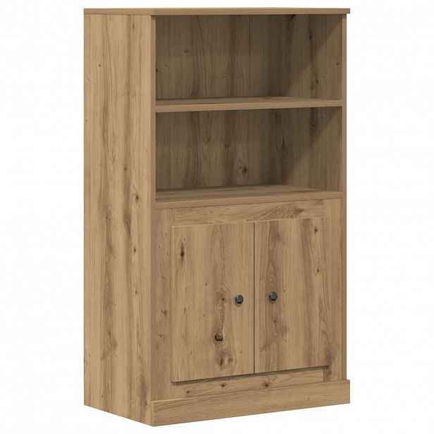 vidaXL Skříň highboard dub artisan 60 x 35,5 x 103,5 kompozitní dřevo