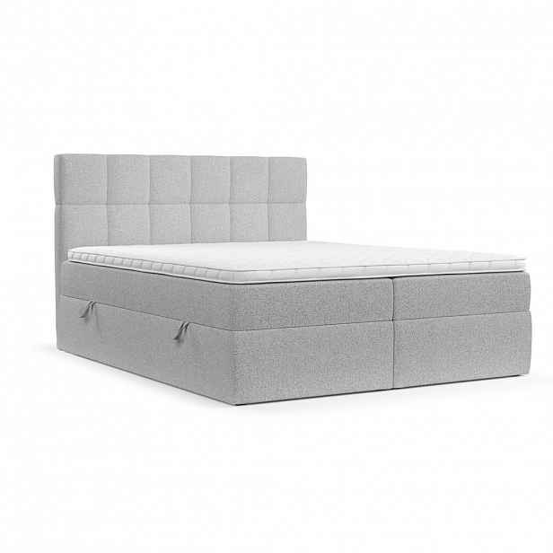 AltaBeds POSTEL BOXSPRING VARENO 180/200 Světle šedá