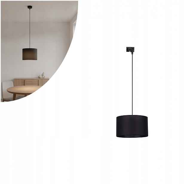 Kolejnicová lampa Tracer Black 1-fázová Tk Lighting