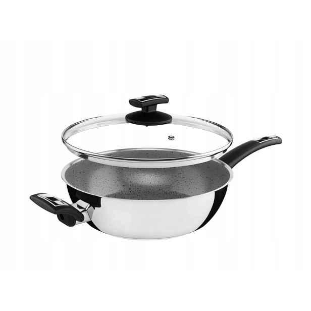 Kolimax Pánev Cerammax Pro Comfort, s poklicí, průměr 26 cm, šedý Granit