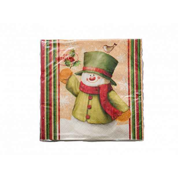 Servírovací ubrousky SNOWMAN, 20 ks