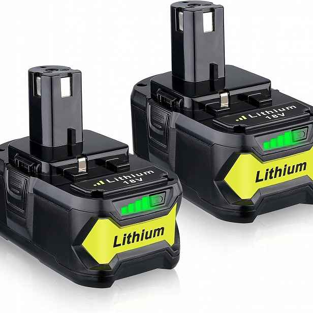 2 ks lithium-iontových akumulátorů 18 V 6000 mAh