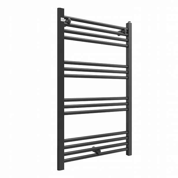 Koupelnový Radiátor Černý 60/100 cm Žebříkový Radiátor Moderní Puerto