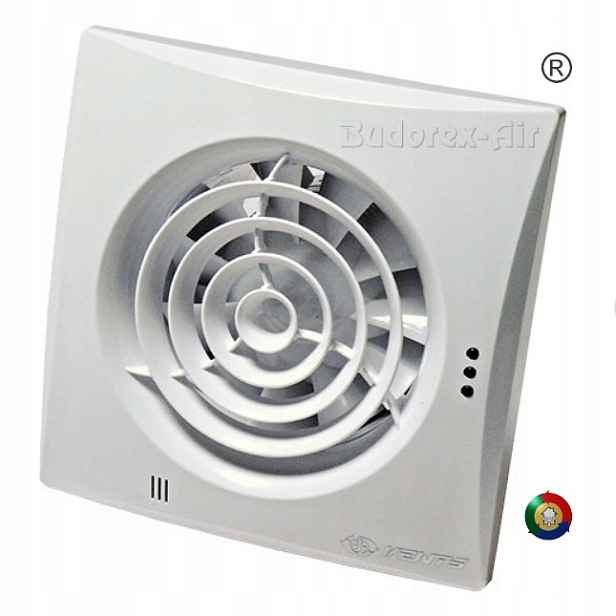 Koupelnový Ventilátor Vents 125 Quiet (Tichý 32 dB)