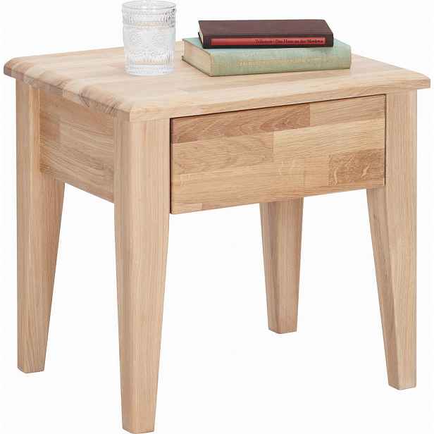 Linea Natura NOČNÍ STOLEK, divoký dub, barvy dubu, 50/48/40 cm