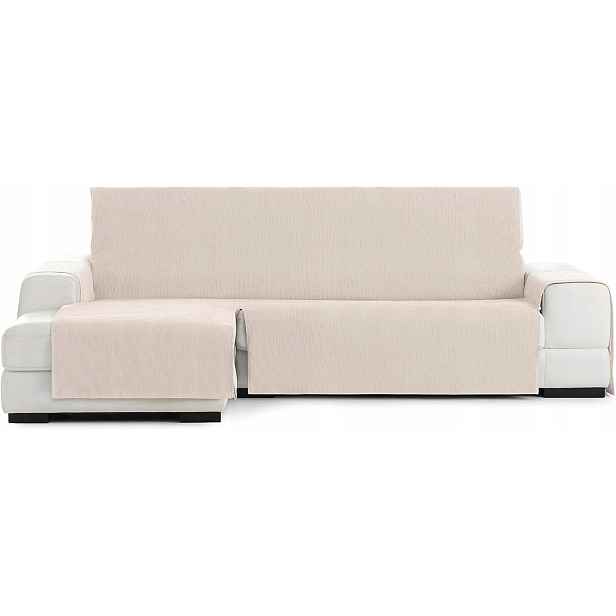 Potah Na Rohovou Pohovku Chaise Longue Ecru Elastický 240 CM