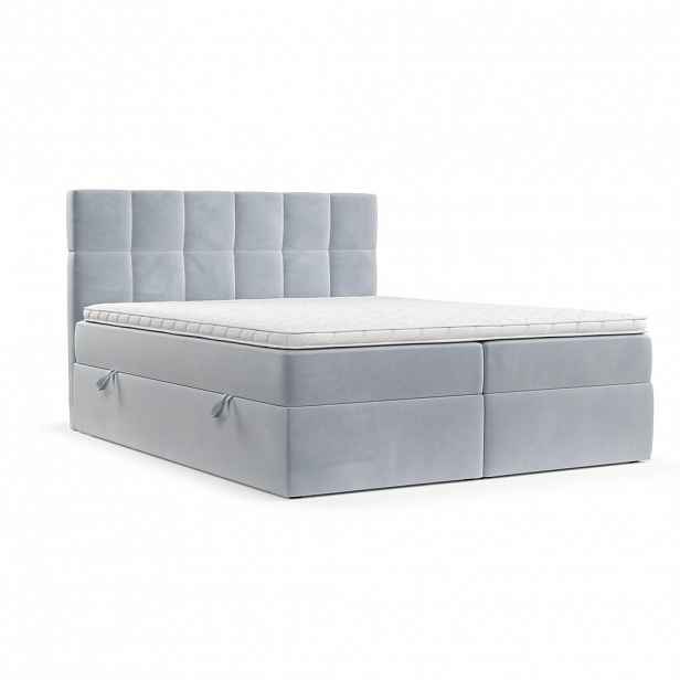 AltaBeds POSTEL BOXSPRING VARENO 140/200 Světle šedá