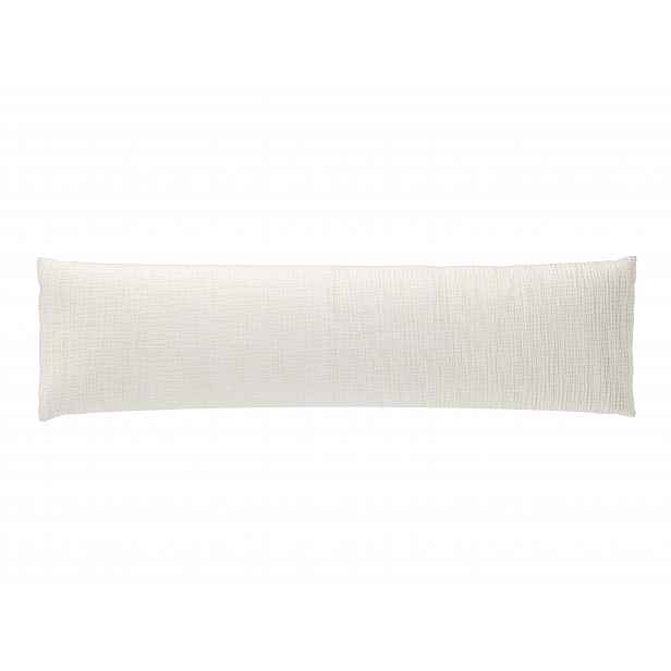 Livarno® Mušelínový potah na polštář pro spánek na boku, 40 x 145 cm (bílá)