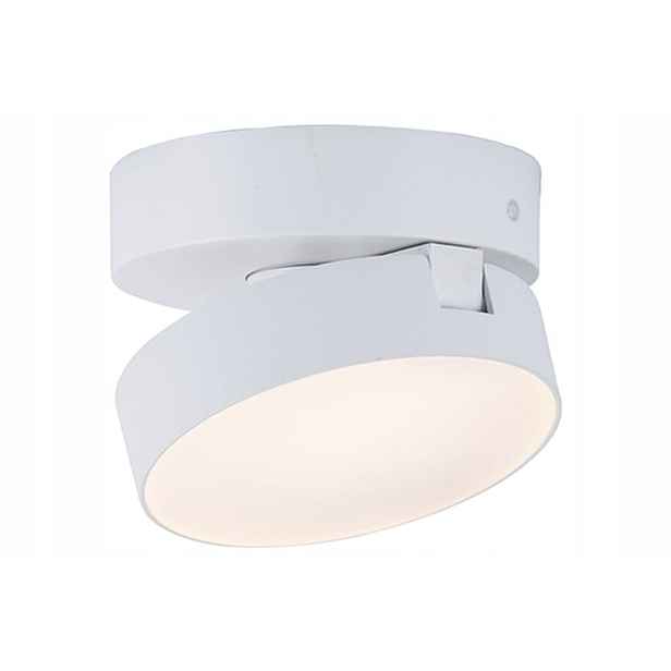 Lutec Stanos stropní Led reflektor 6,8W bílý kulatý stmívatelný