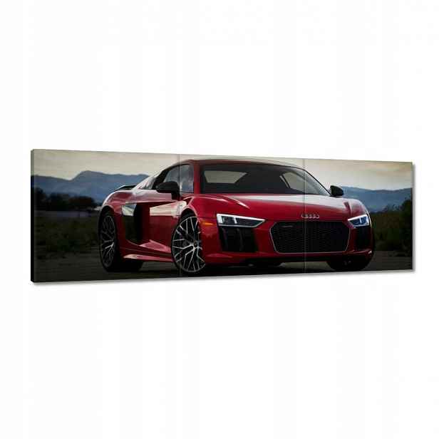 Obrazy 120x40 Červené Audi Auto