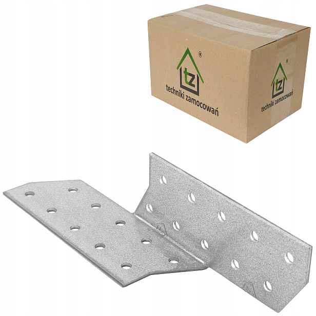 Tesařské krokvové spojky 170 mm 2 mm 50 ks Pravý LK2