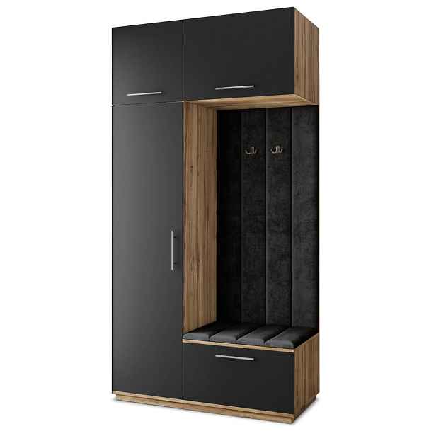 MASSENO MODERNÍ PŘEDSÍŇOVÁ SKŘÍŇ REMA, 120/240/60 cm, dub Wotan