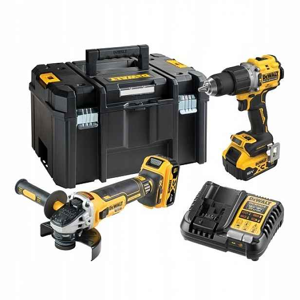 DeWalt sada DCK2026P2T šroubovák bruska 2 akumulátory nabíječka