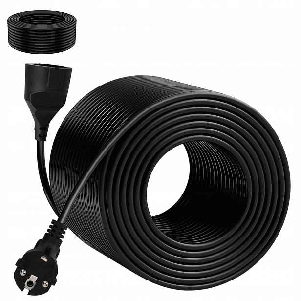 Napájecí Kabel Prodlužovací Kabel 20 M 3X0.75 Pro Vrtačku Vysavače