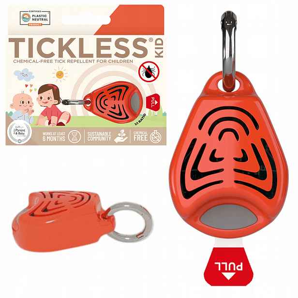 Tickless Kid Ultrazvuková ochrana proti klíšťatům pro děti PRO-1070R