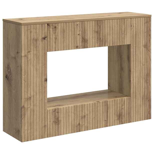 vidaXL Konzolový stolek Řemeslný Dub 101 x 29 x 74 cm Dřevěný materiál
