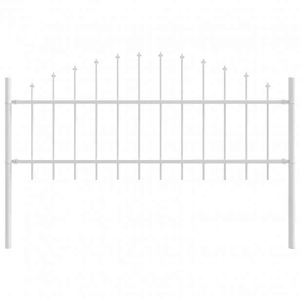 vidaXL Zahradní plot WOERDEN 7 ks 170 x 115 cm Práškově lakovaná ocel