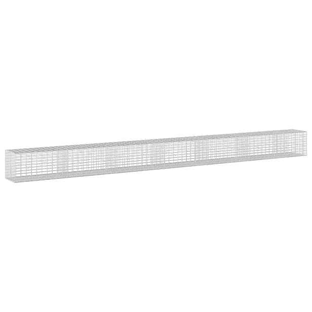 vidaXL Gabion s drátem 5 mm a síťkou 5x10 cm 650x50x50 cm